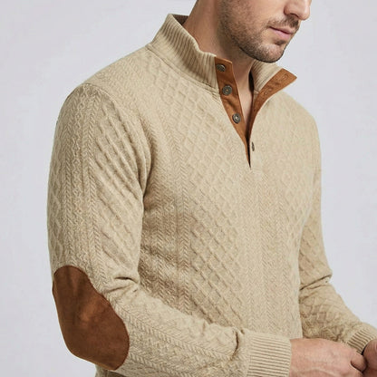 Preston - Men's Classic High Collar Pullover