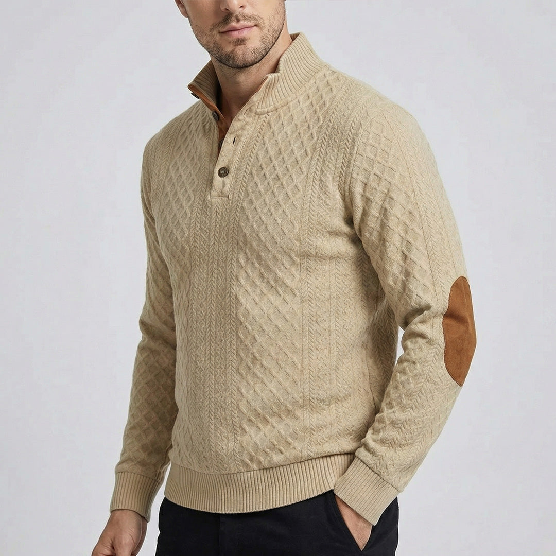 Preston - Men's Classic High Collar Pullover