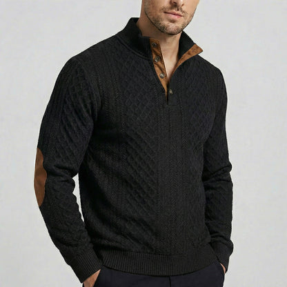 Preston - Men's Classic High Collar Pullover