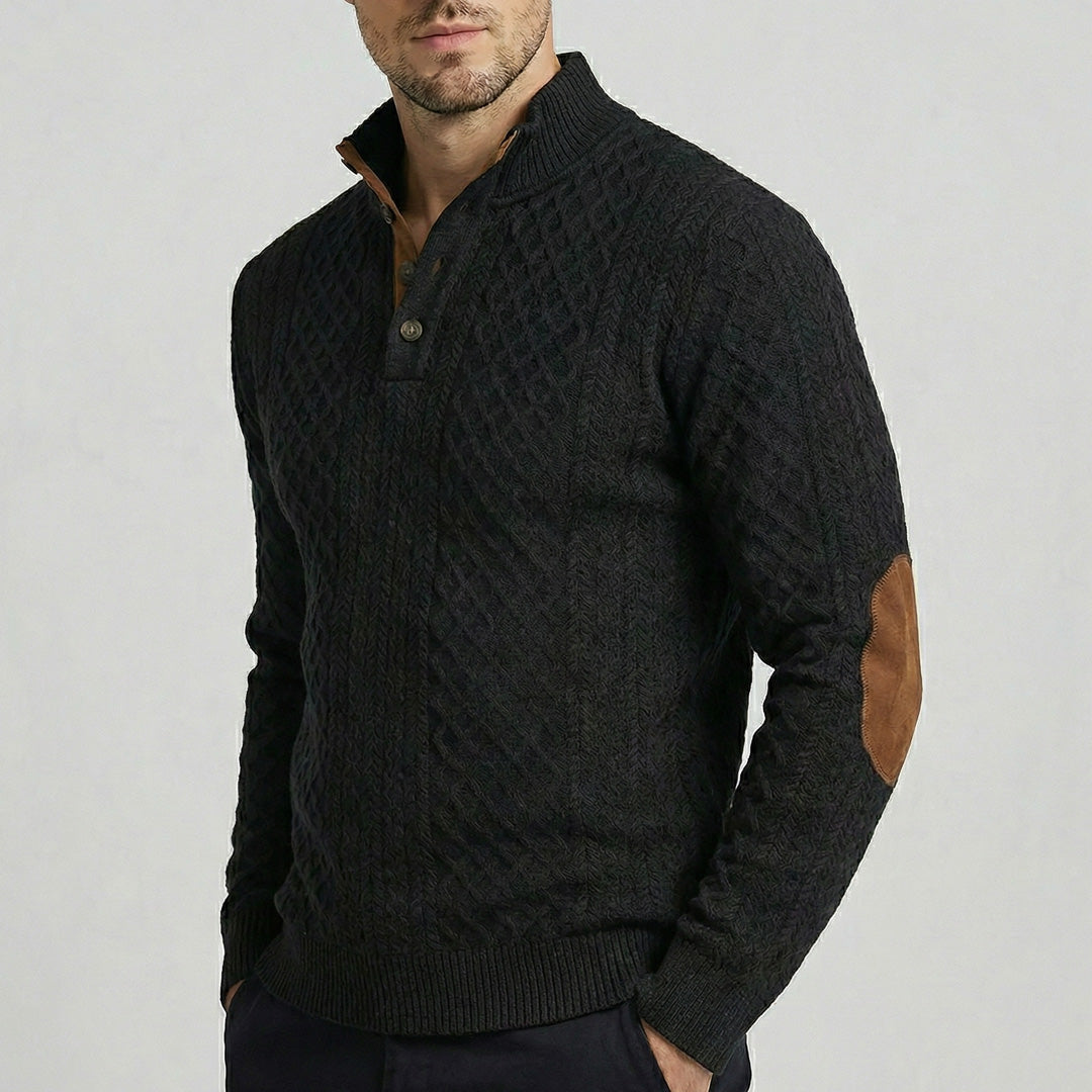 Preston - Men's Classic High Collar Pullover