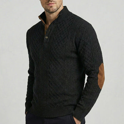 Preston - Men's Classic High Collar Pullover
