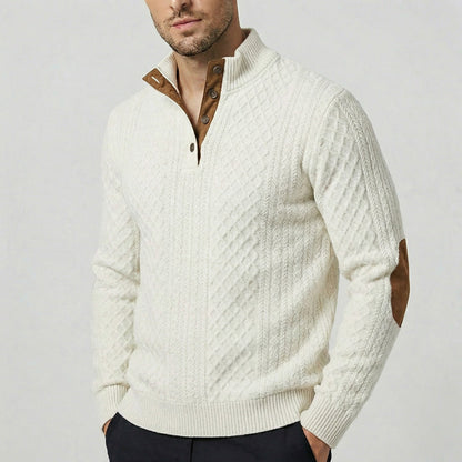 Preston - Men's Classic High Collar Pullover