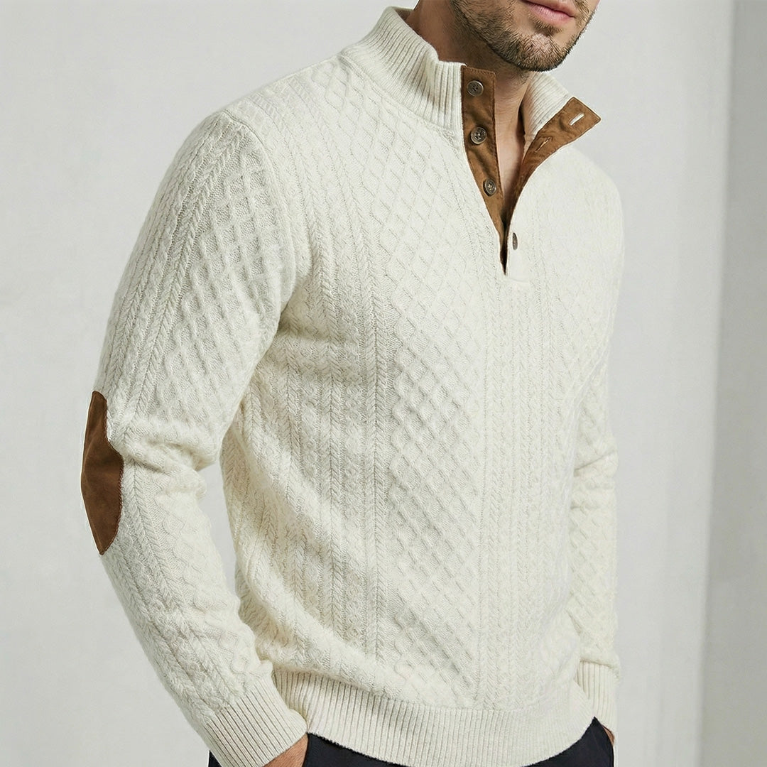 Preston - Men's Classic High Collar Pullover
