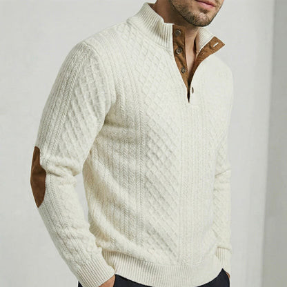 Preston - Men's Classic High Collar Pullover