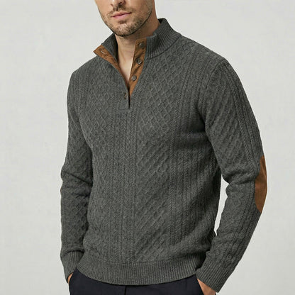 Preston - Men's Classic High Collar Pullover