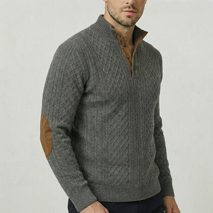 Preston - Men's Classic High Collar Pullover