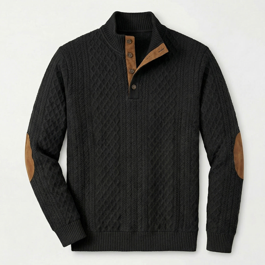 Preston - Men's Classic High Collar Pullover