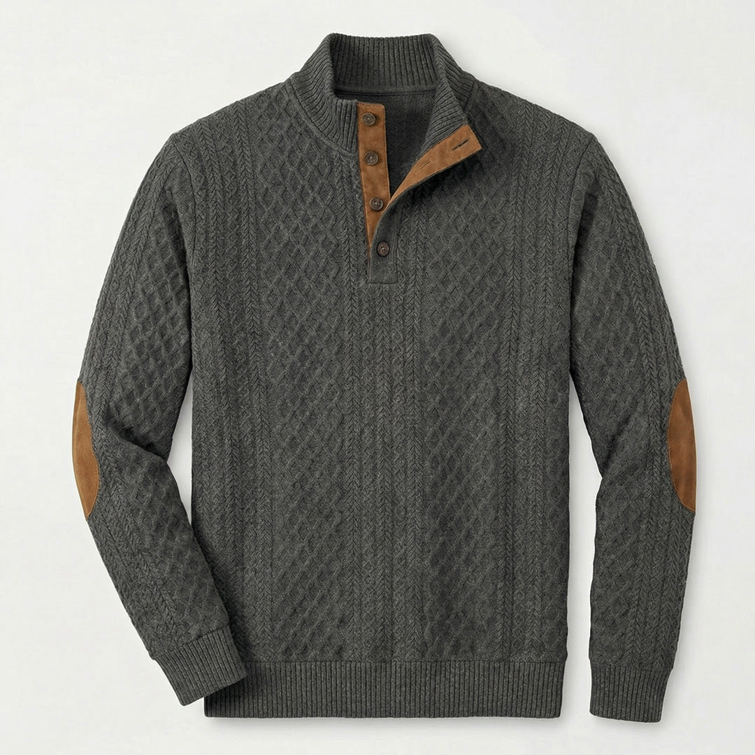 Preston - Men's Classic High Collar Pullover