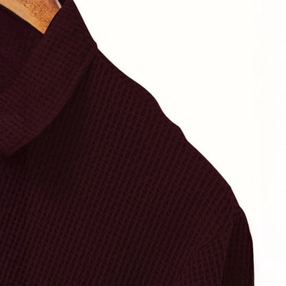 Hudson - Men's Ultra Comfortable Long Sleeve Polo Shirt