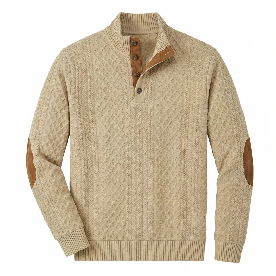 Preston - Men's Classic High Collar Pullover