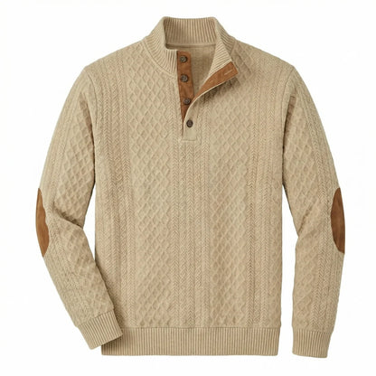 Preston - Men's Classic High Collar Pullover