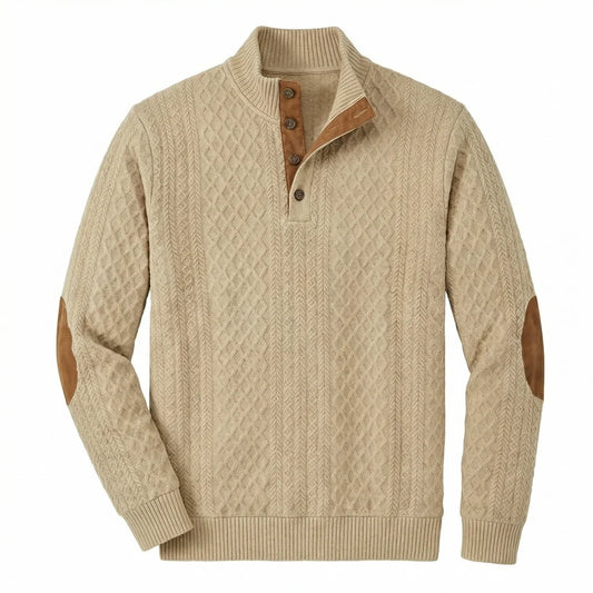 Preston - Men's Classic High Collar Pullover